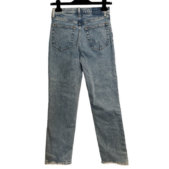 Abercrombie & Fitch the 90s Straight Ultra High Rise Jeans Size 27 Light Wash - Picture 5 of 16